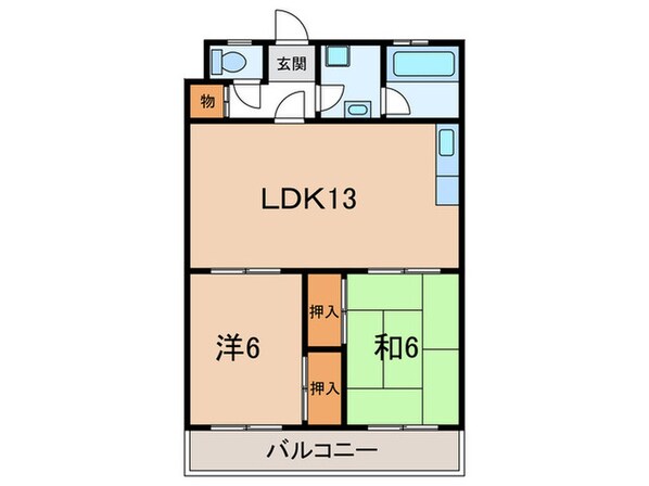 エクシ－ド舞子の物件間取画像